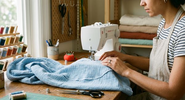 Guide complet sur la couture du coton double gaze : stratégies incontournables