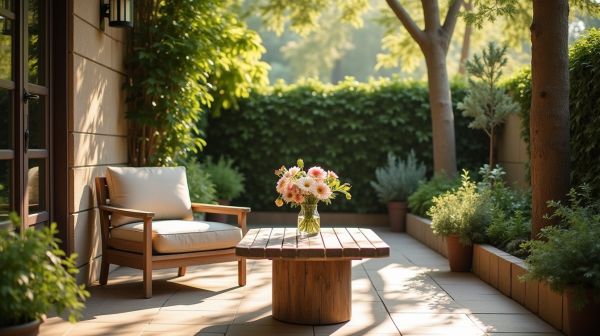 Petite terrasse : choisir un mobilier d'extérieur qui ne l'écrase pas