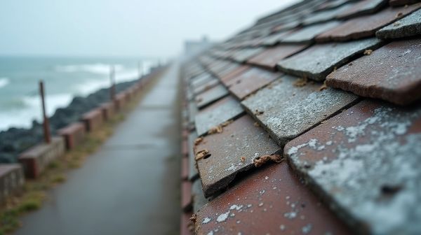 Toiture en bord de mer : pourquoi mousses et embruns l'usent plus vite qu'ailleurs